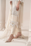 3 Piece Embroidered Organza Suit | ELS-25-09