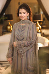 3 Piece Unstitched Embroidered Chiffon Suit