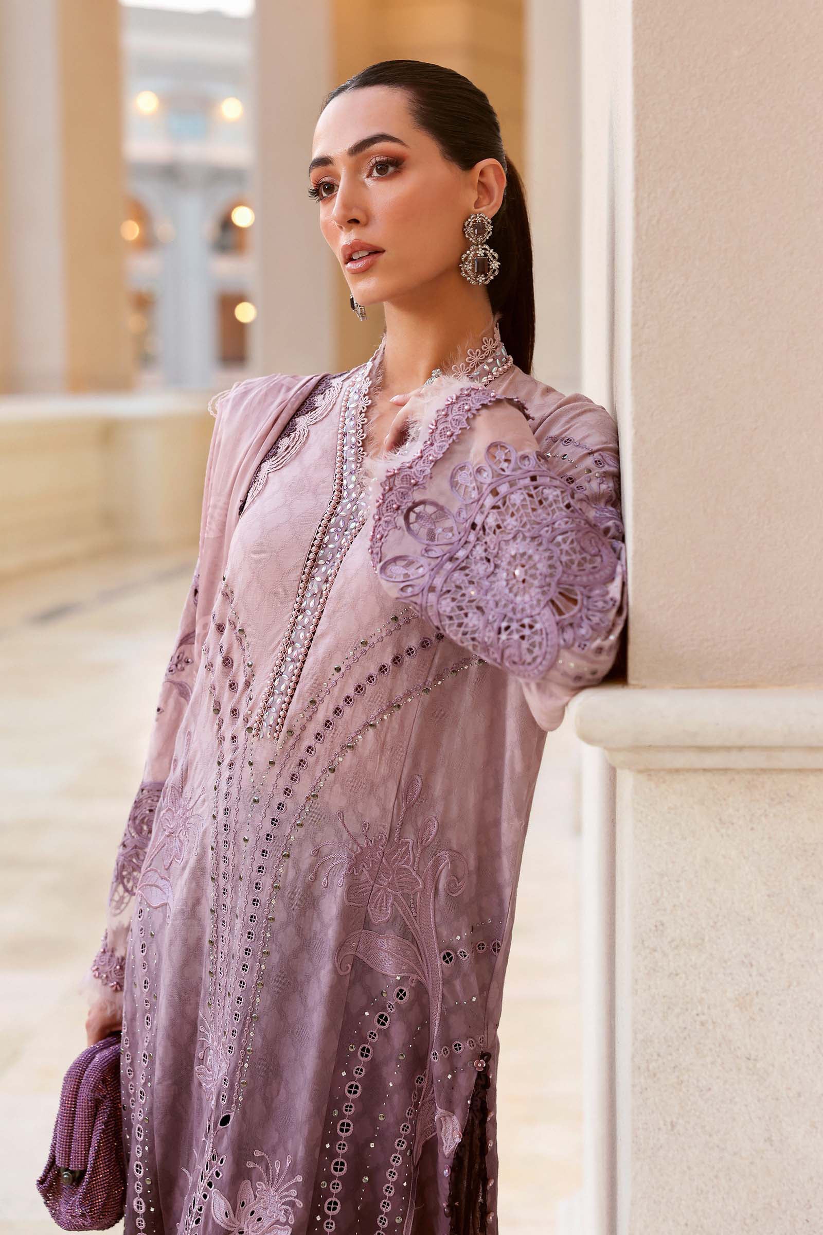 3 Piece Unstitched Embroidered Jacquard Lawn Suit