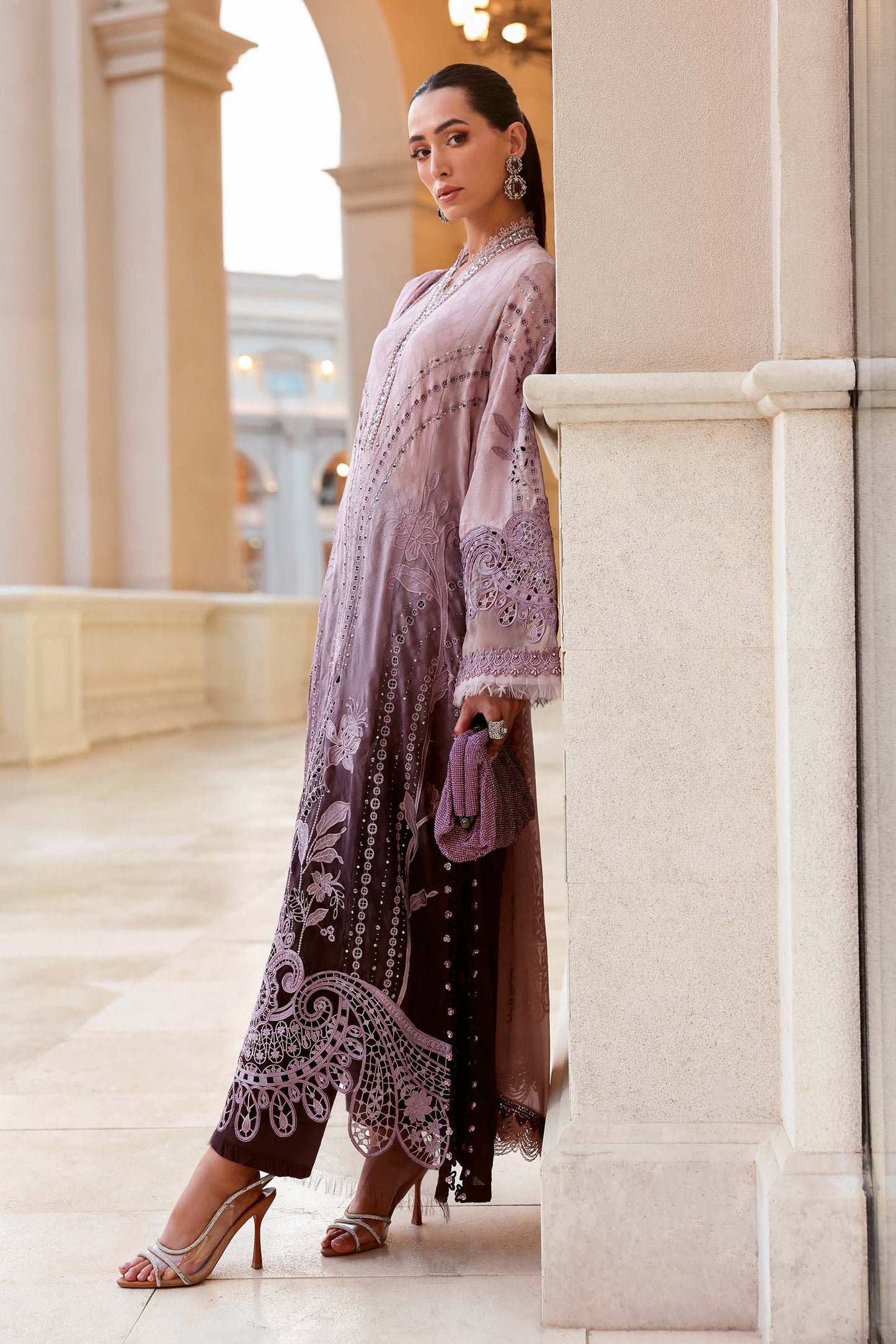 3 Piece Unstitched Embroidered Jacquard Lawn Suit