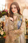 3 Piece Embroidered Chiffon Suit