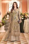 3 Piece Unstitched Embroidered Chiffon Suit