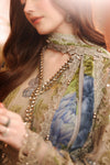 3 Piece Unstitched Embroidered Chiffon Suit