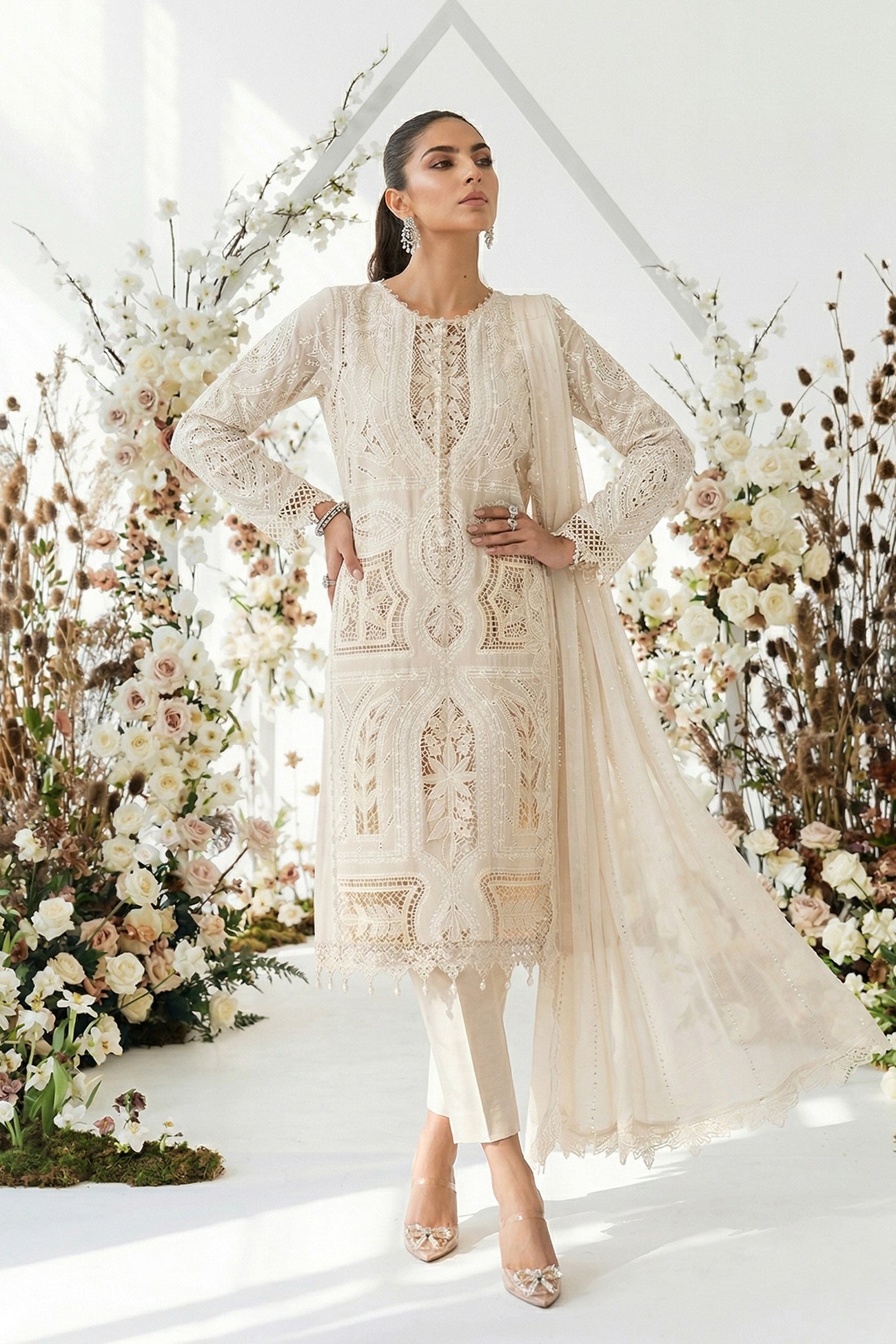 3 Piece Embroidered Lawn Suit