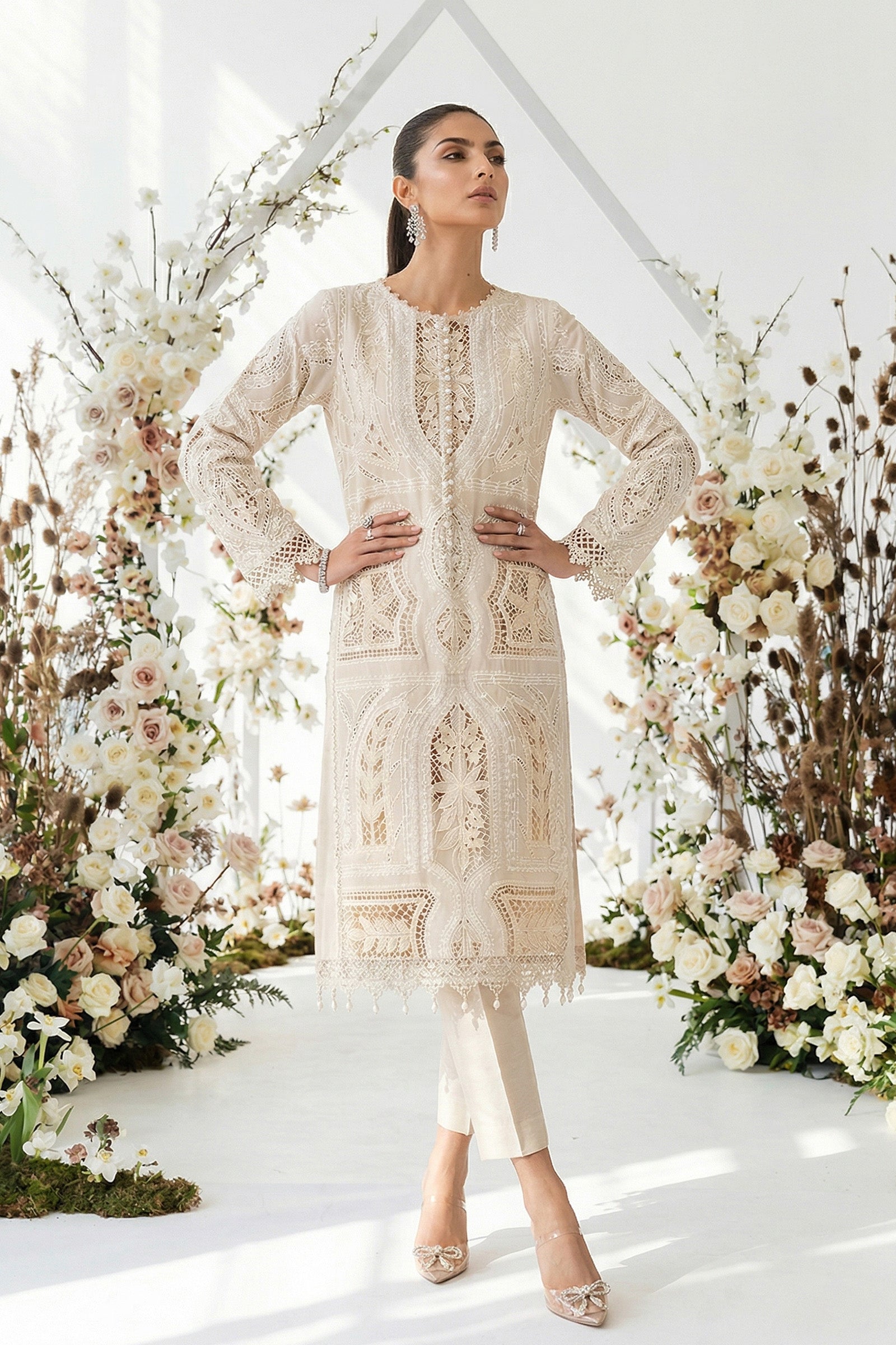 3 Piece Embroidered Lawn Suit