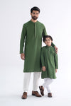 Embroidered Jacquard Kurta