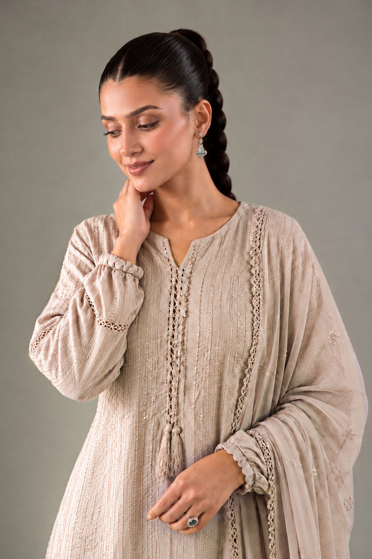 3 Piece Embroidered Lawn Suit