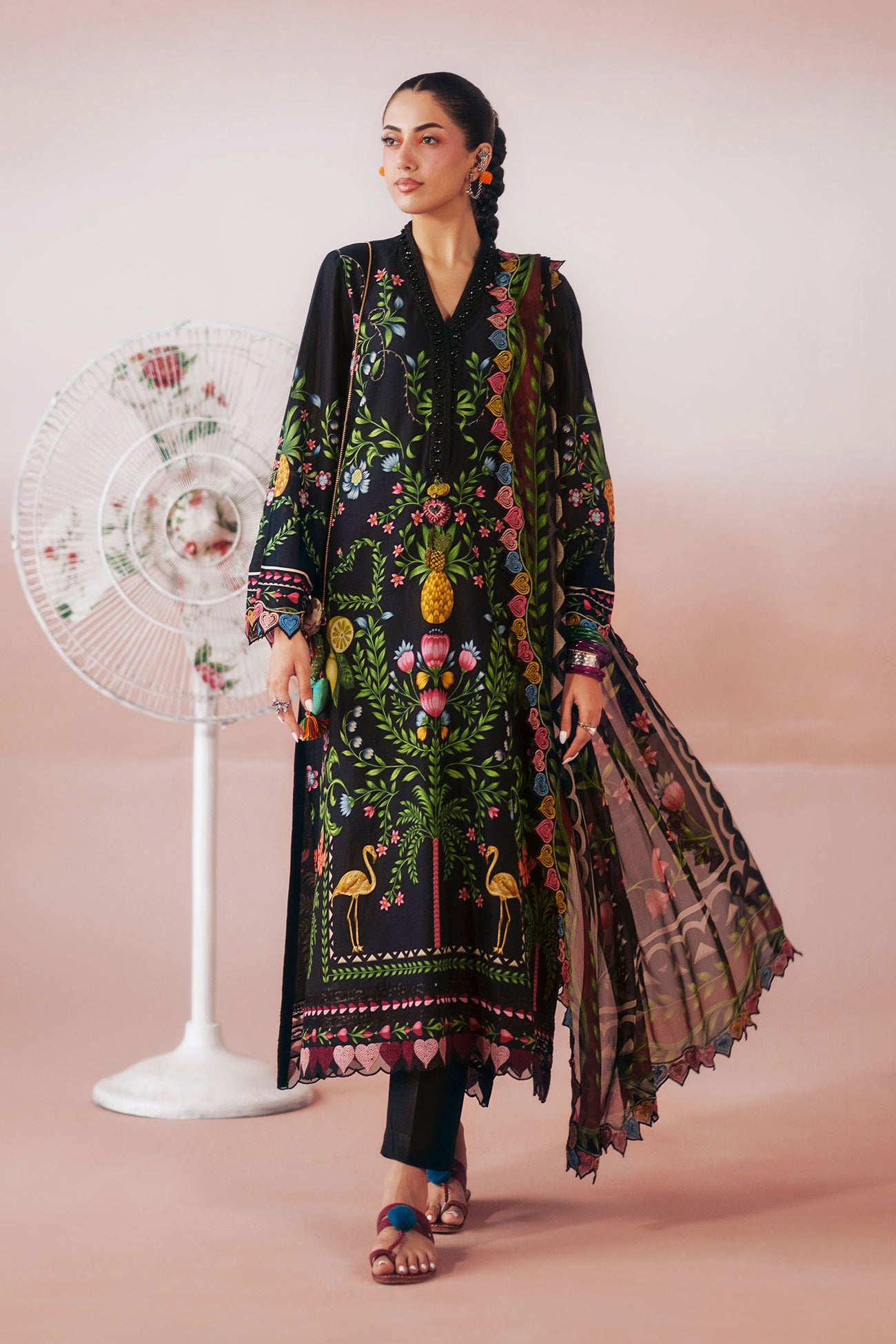 3 Piece Embroidered Lawn Suit