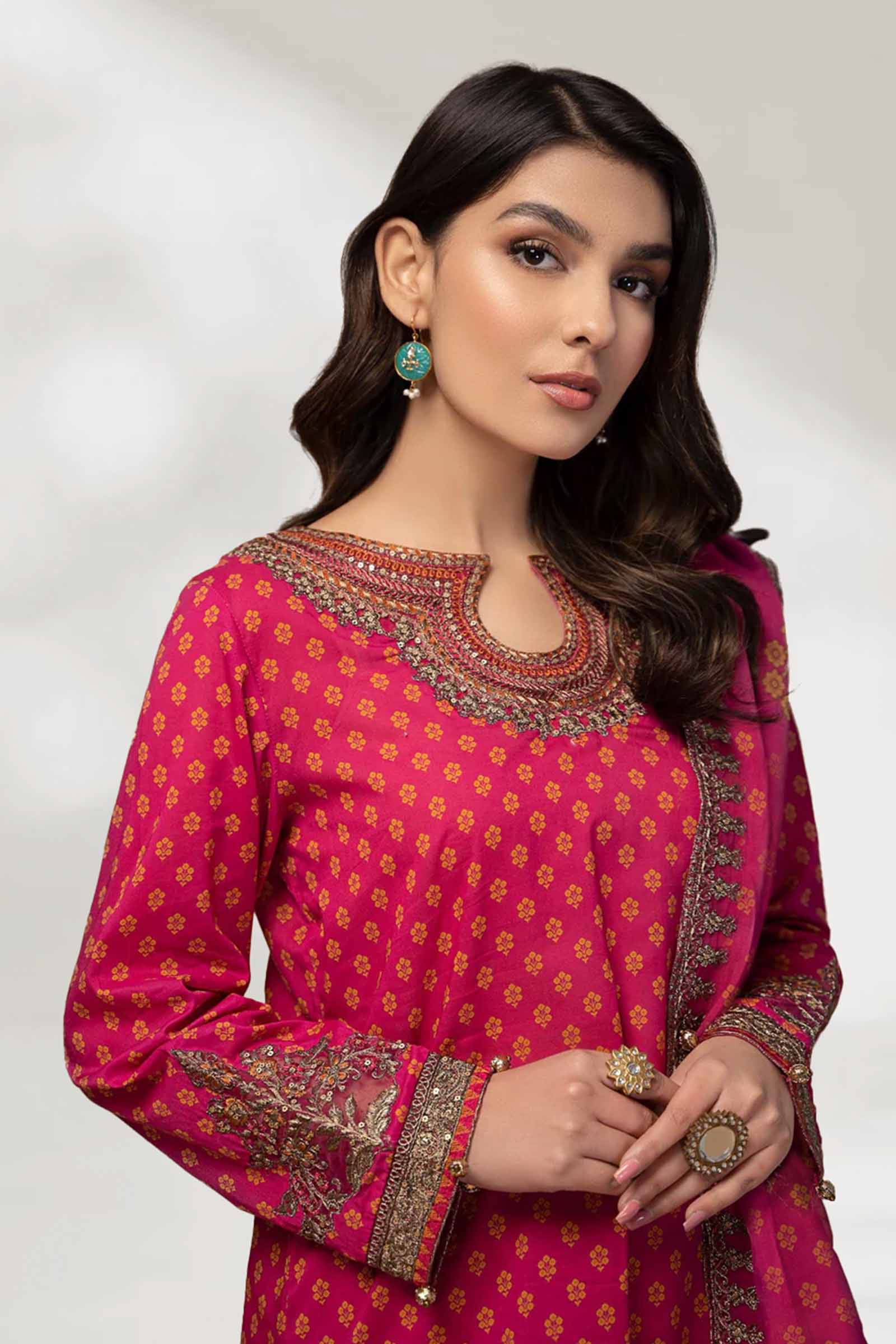 3 Piece Printed Lawn Suit