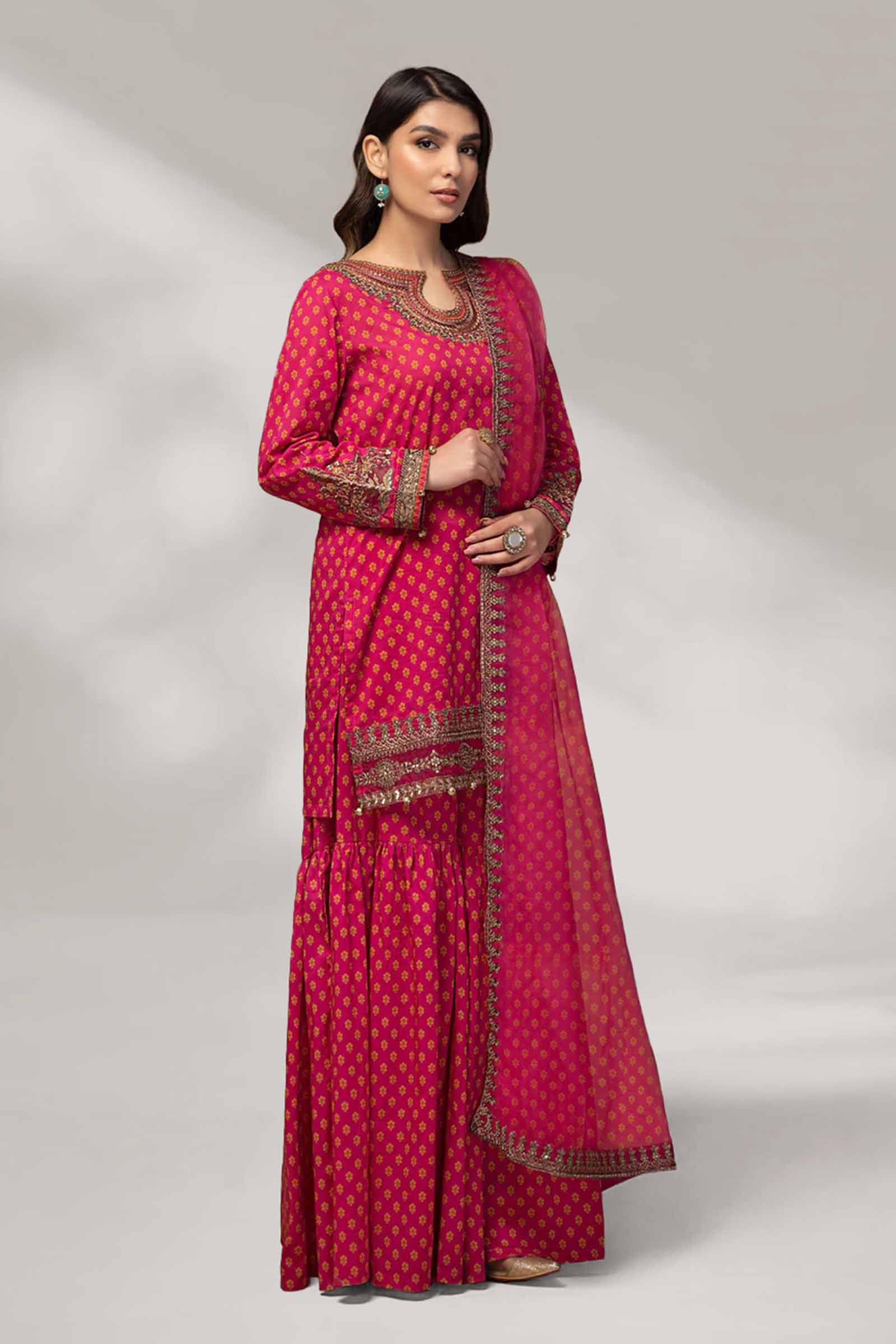 3 Piece Printed Lawn Suit