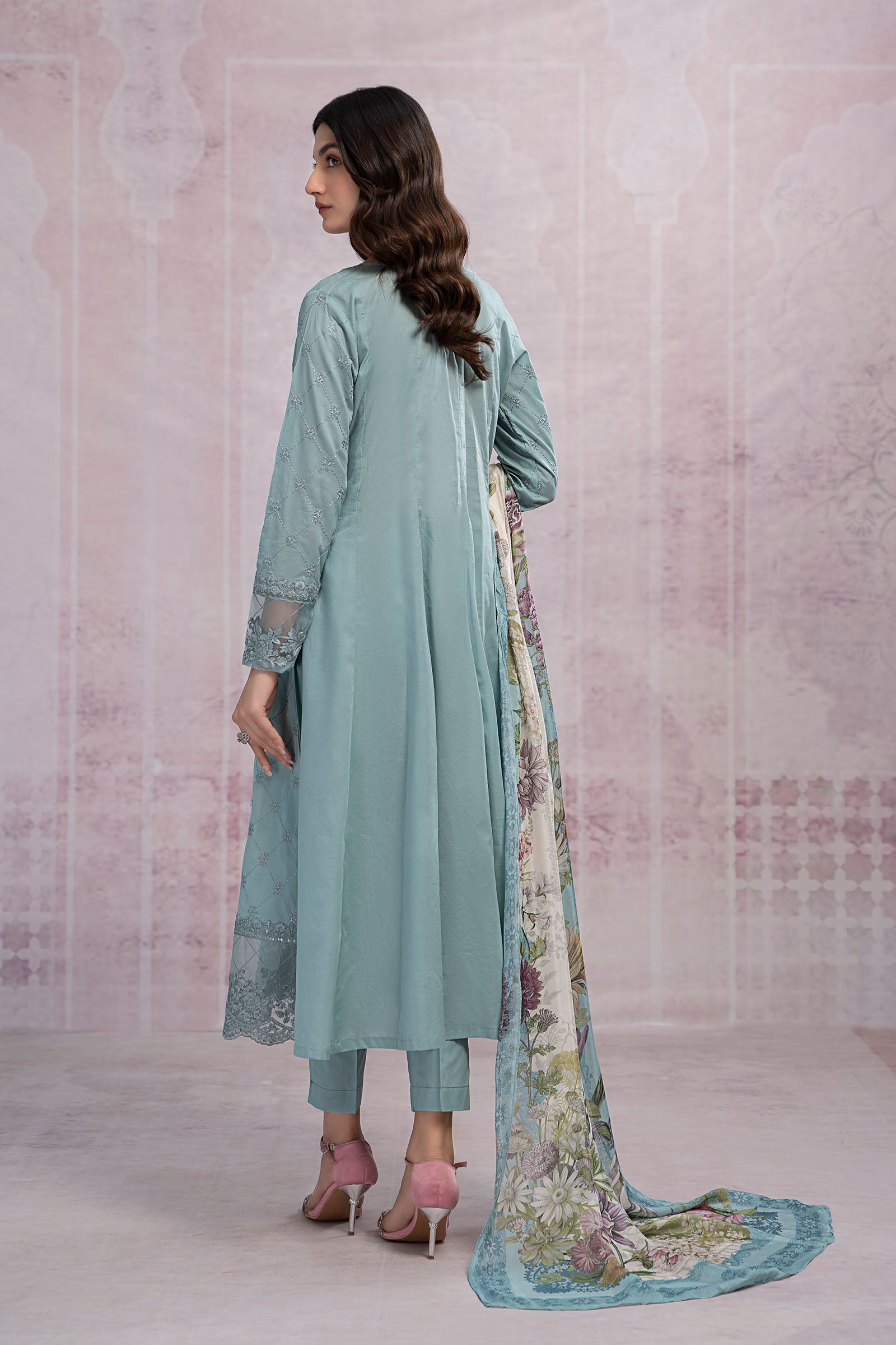 3 Piece Embroidered Suit