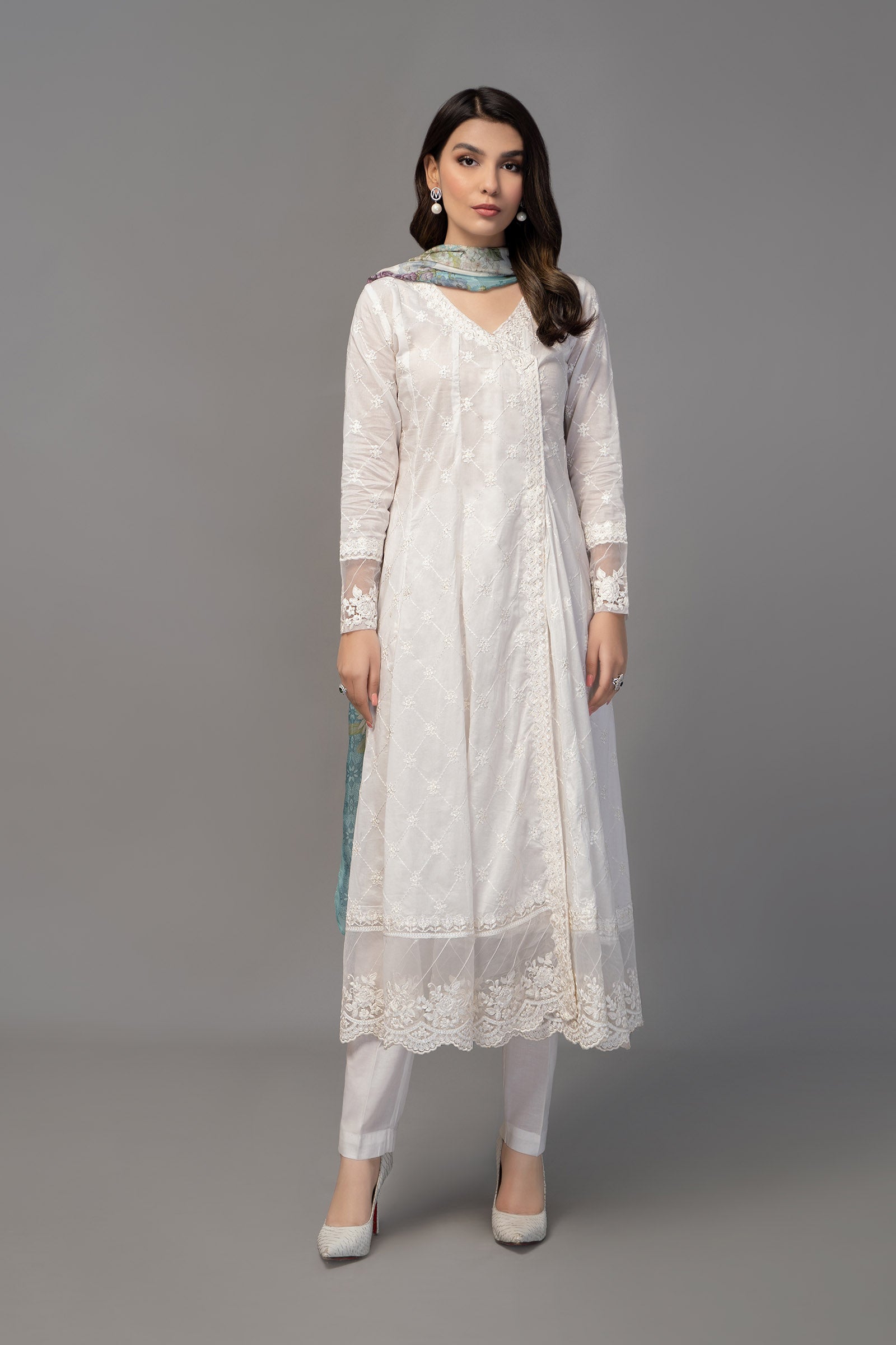 3 Piece Embroidered Suit