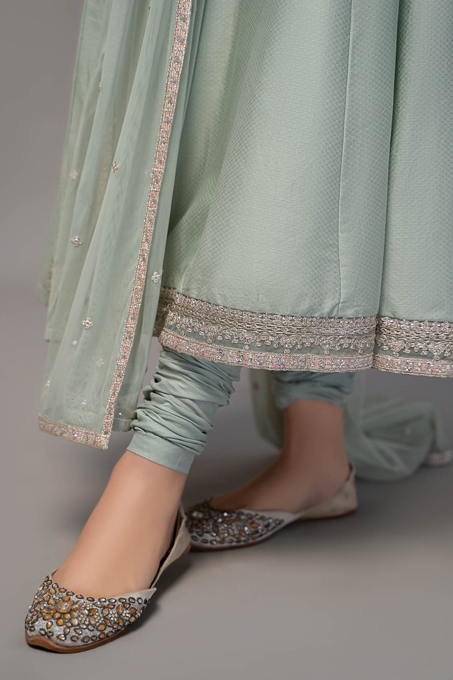 3 Piece Embroidered Suit