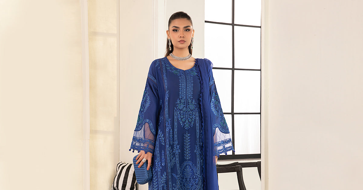 3 Piece Embroidered Lawn Suit
