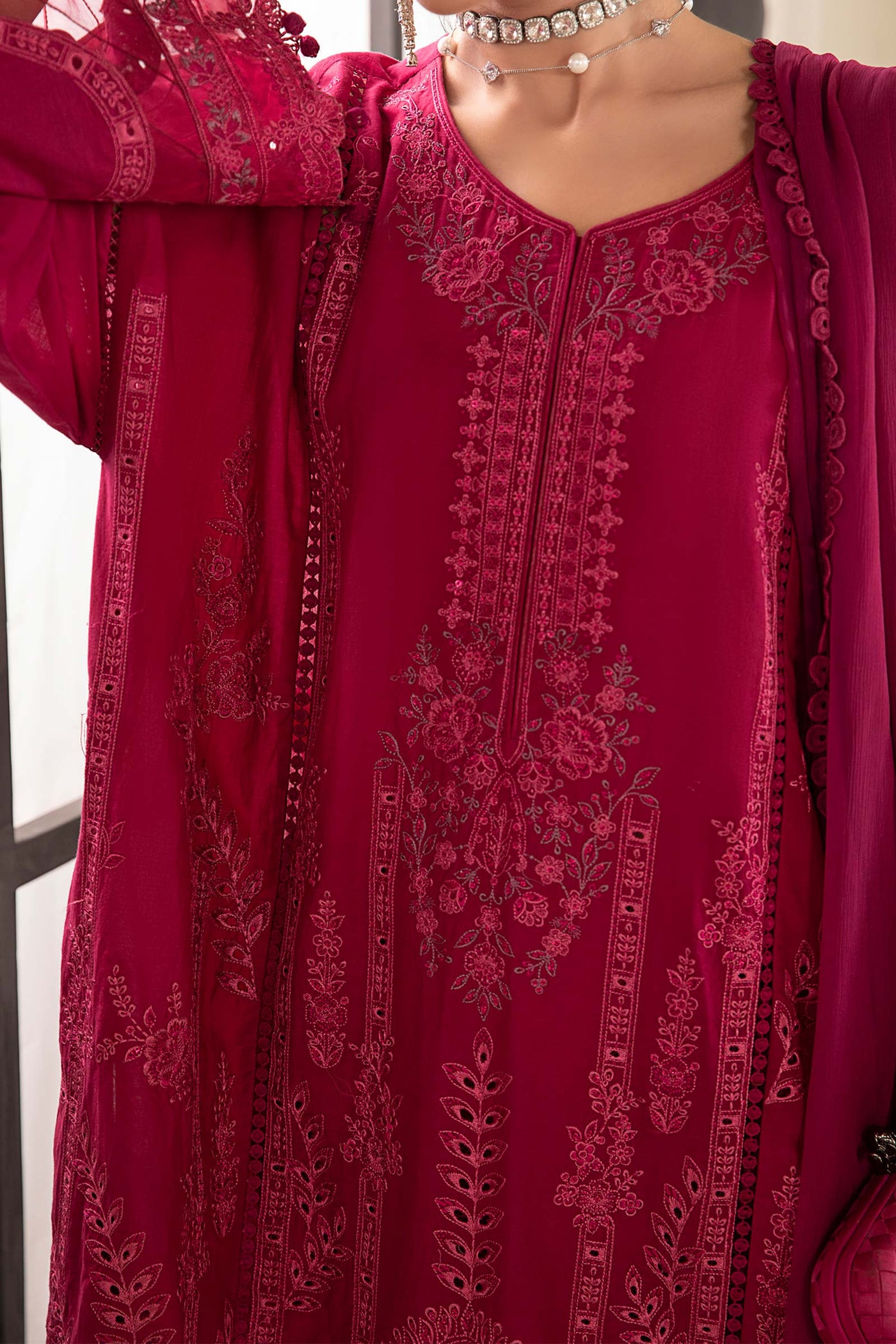 3 Piece Embroidered Lawn Suit