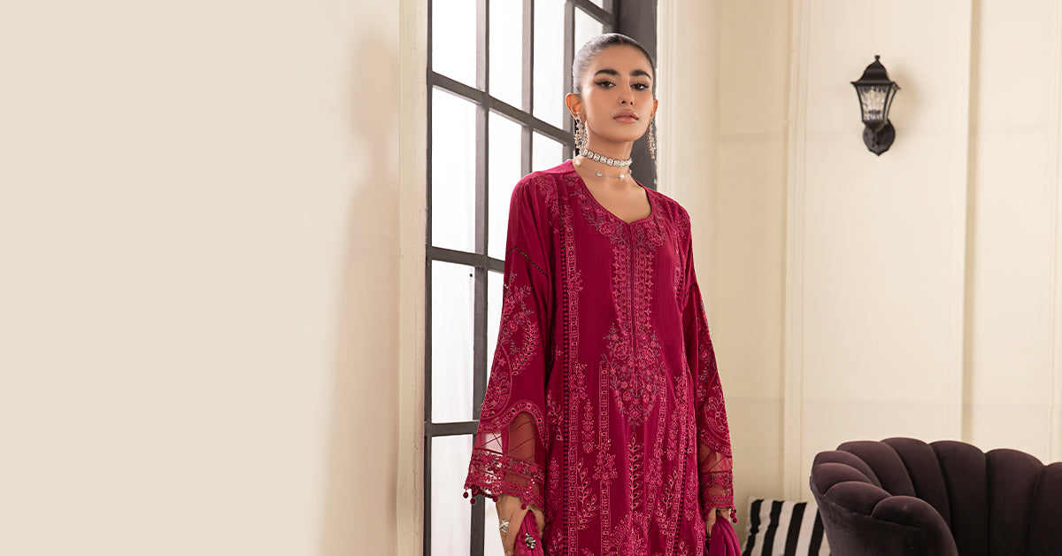 3 Piece Embroidered Lawn Suit