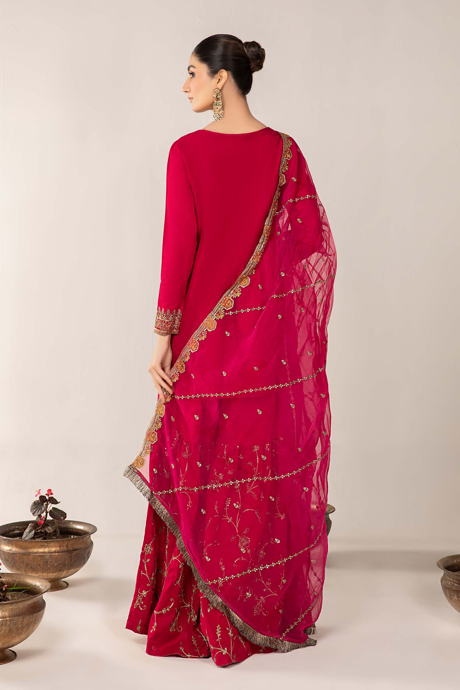 3 Piece Embroidered Dobby Lawn Suit