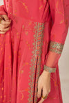 3 Piece Embroidered Jacquard Broshia Suit