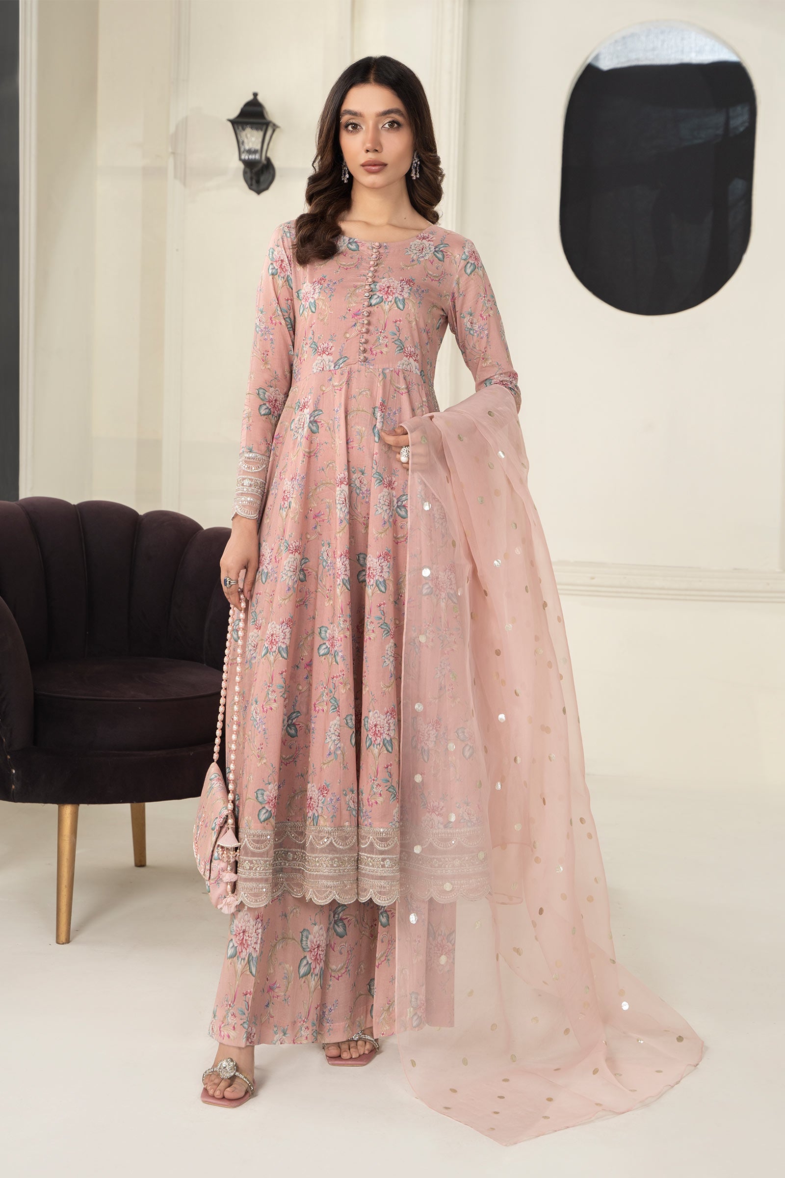 3 Piece Embroidered Lawn Suit