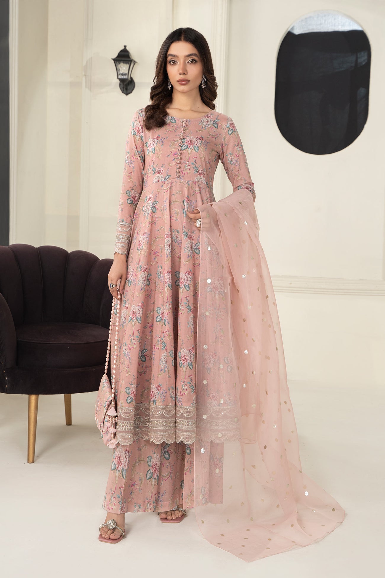 3 Piece Embroidered Lawn Suit