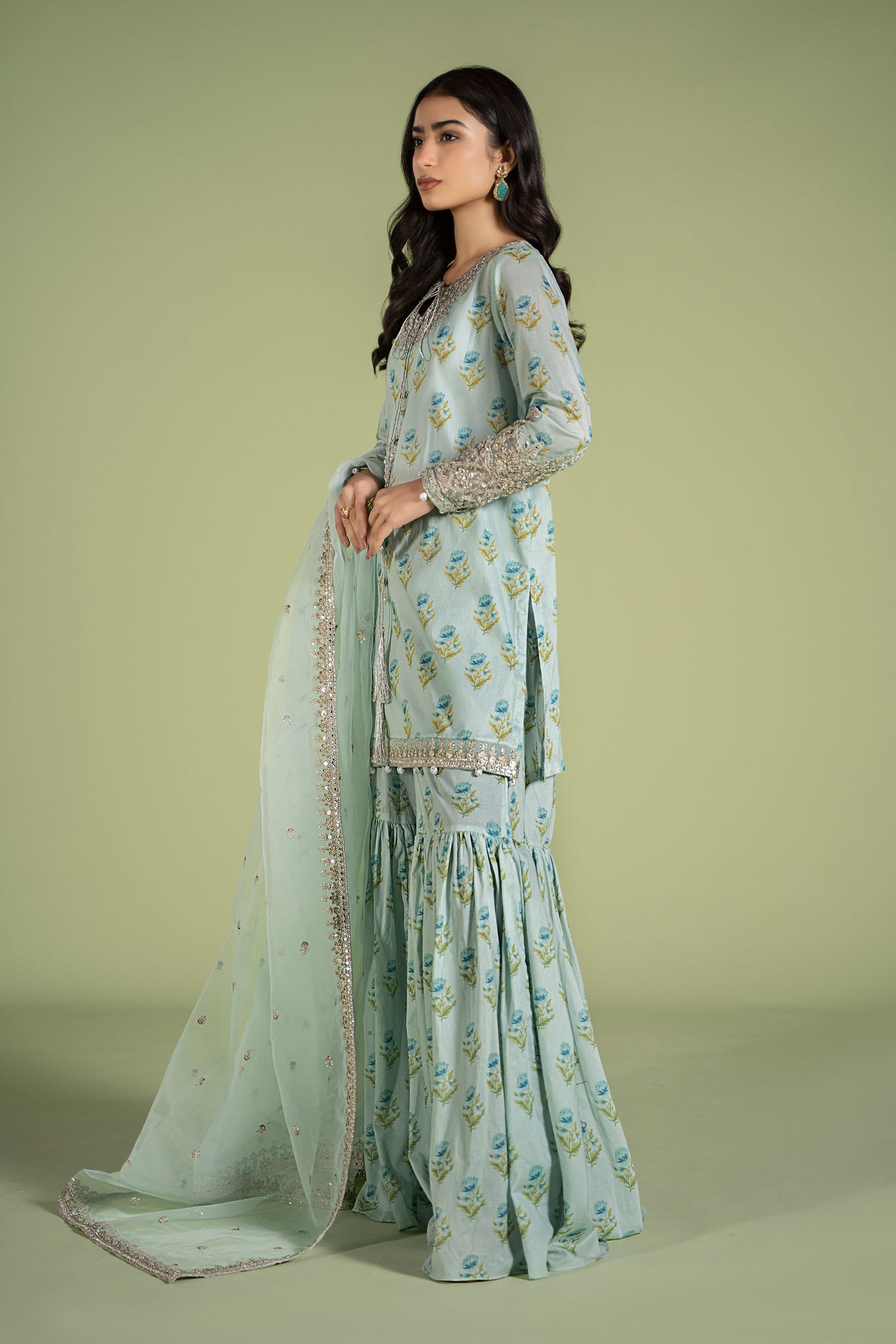 3 Piece Printed Lawn Suit | DW-EF24-14