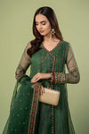 3 Piece Embroidered Net Organza Suit