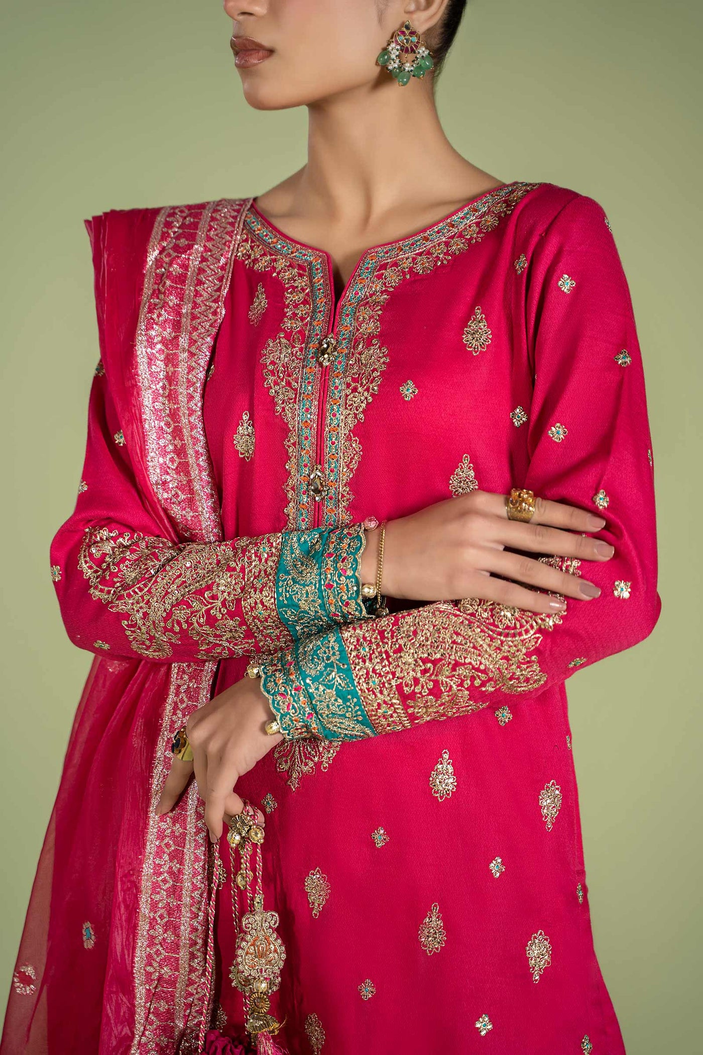 3 Piece Embroidered Lawn Suit