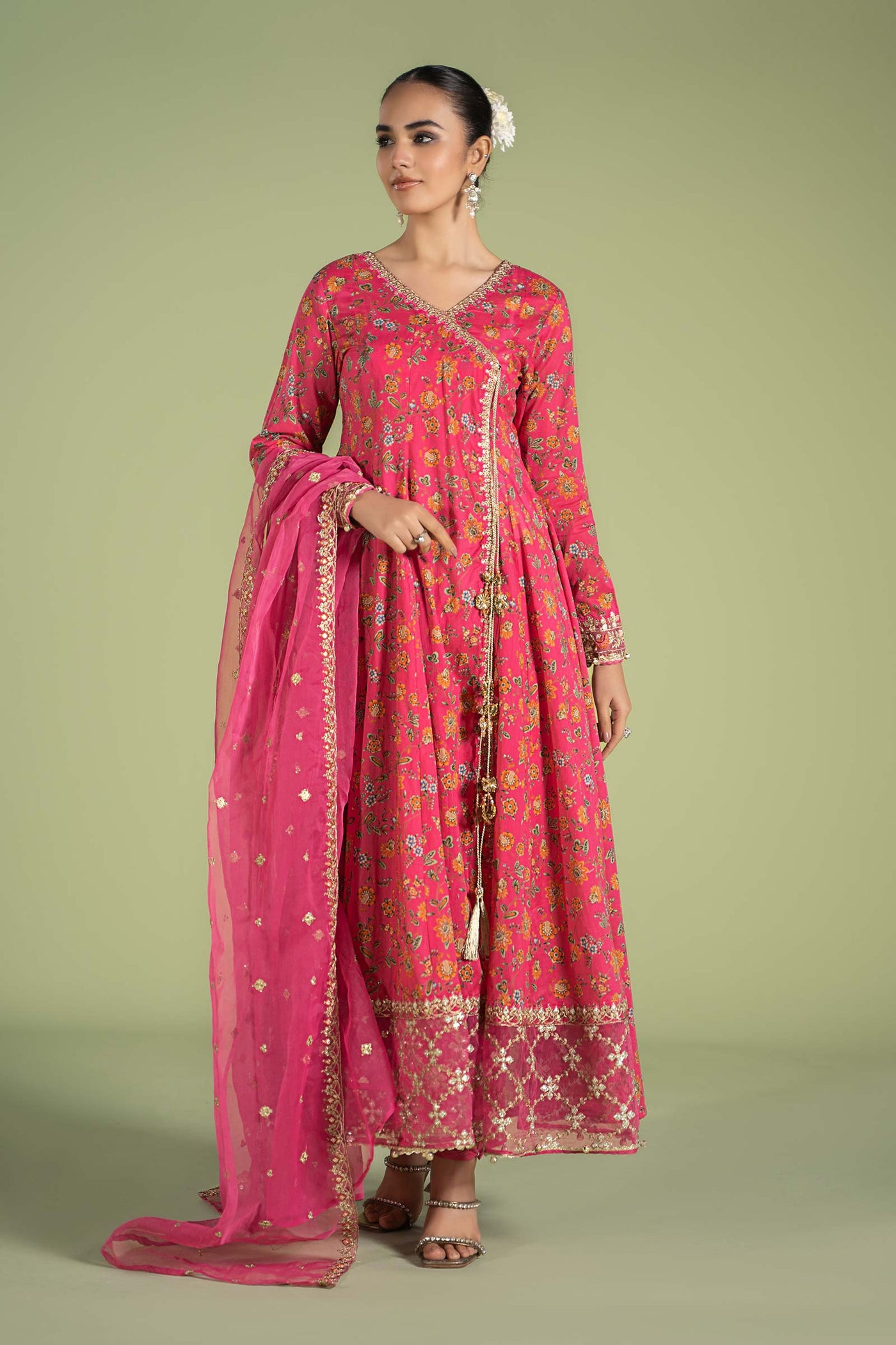3 Piece Embroidered Lawn Suit | DW-EF24-47
