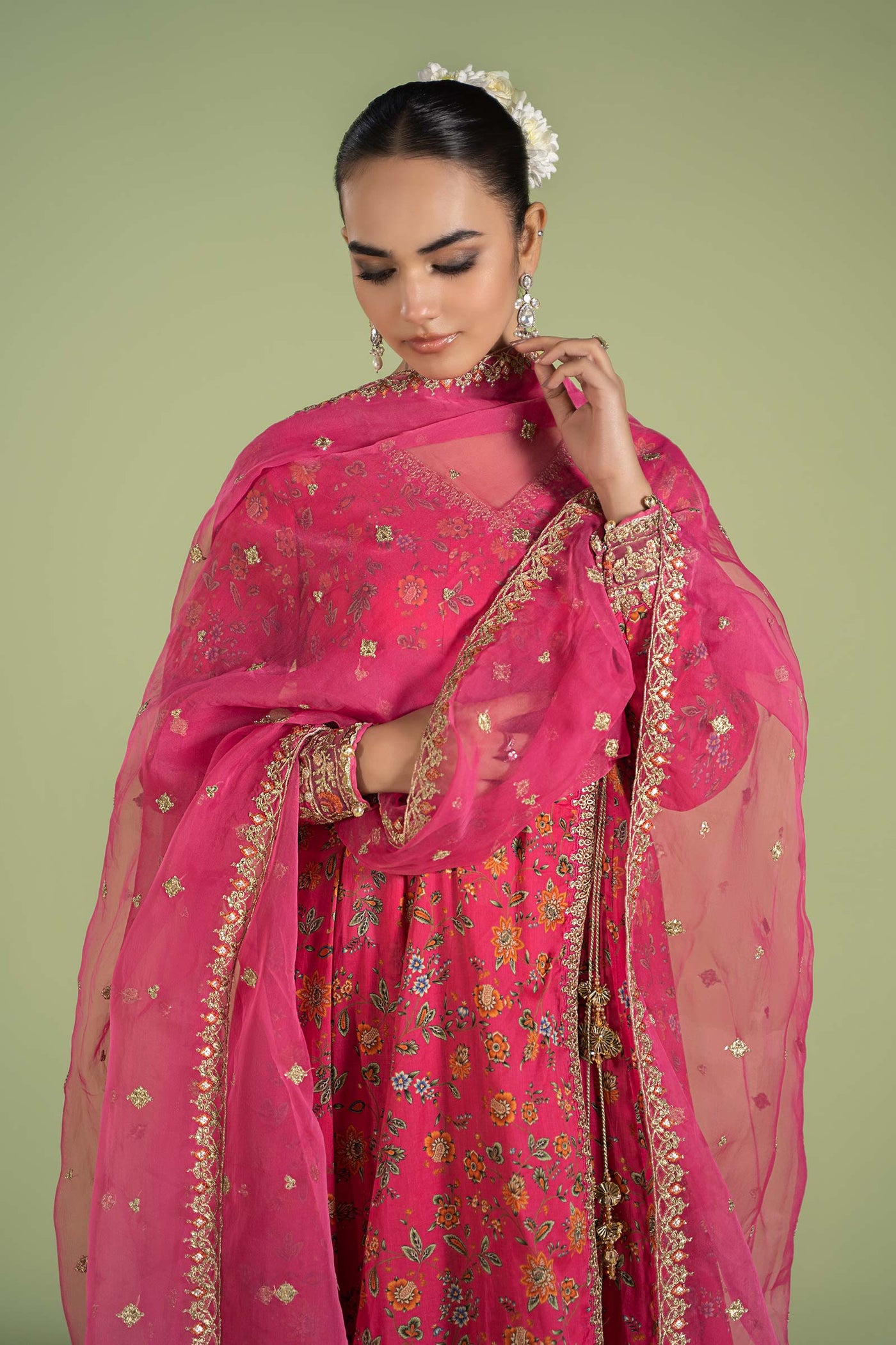 3 Piece Embroidered Lawn Suit | DW-EF24-47