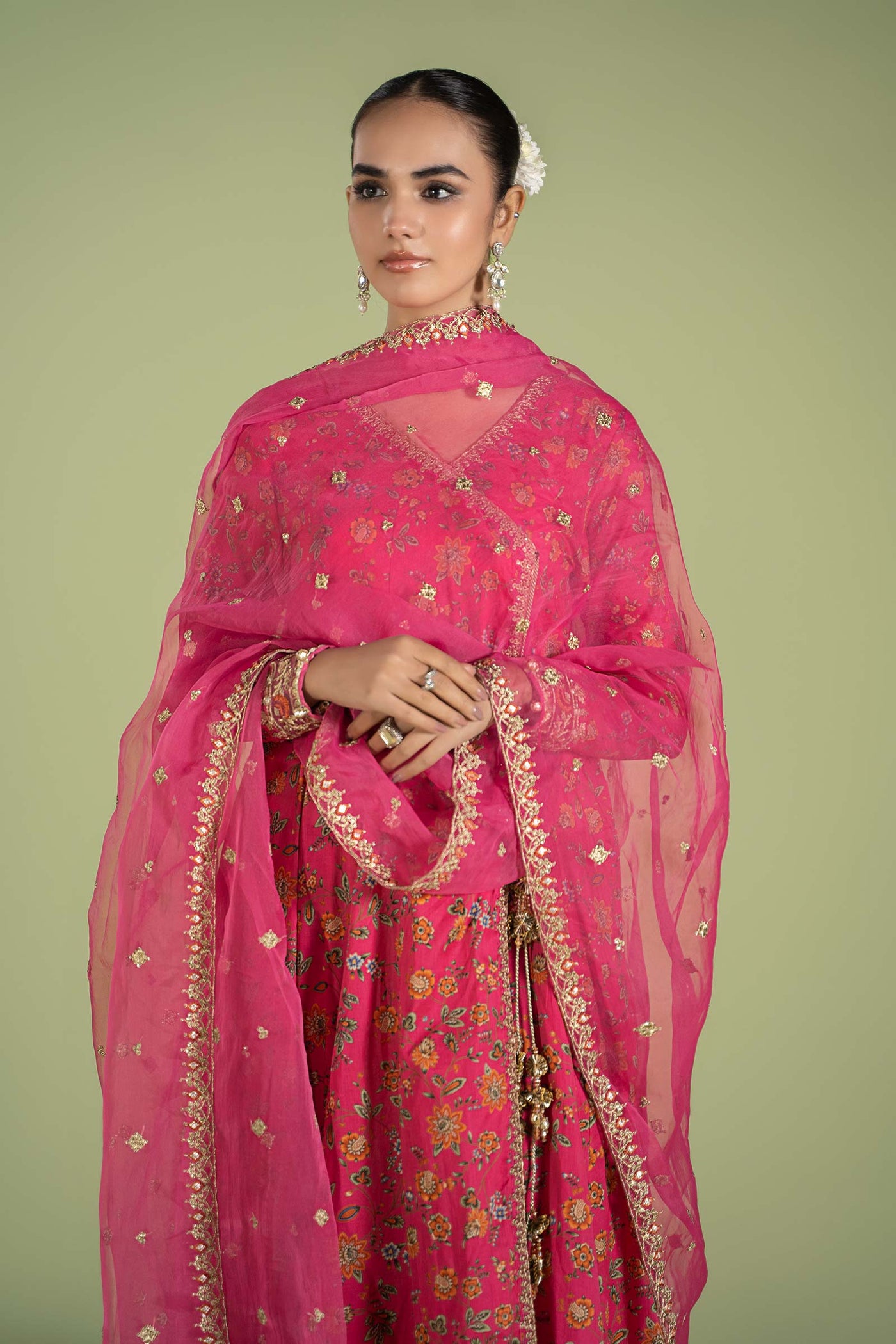 3 Piece Embroidered Lawn Suit | DW-EF24-47