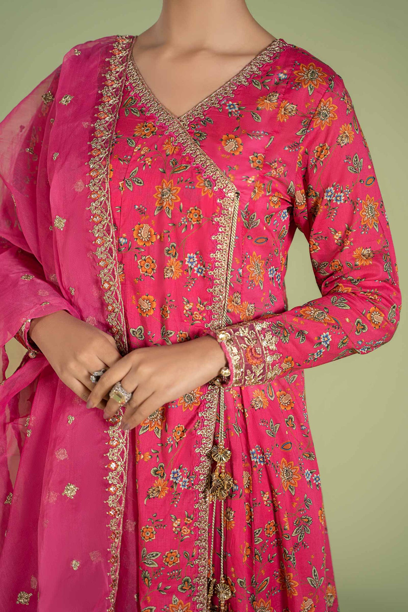 3 Piece Embroidered Lawn Suit | DW-EF24-47