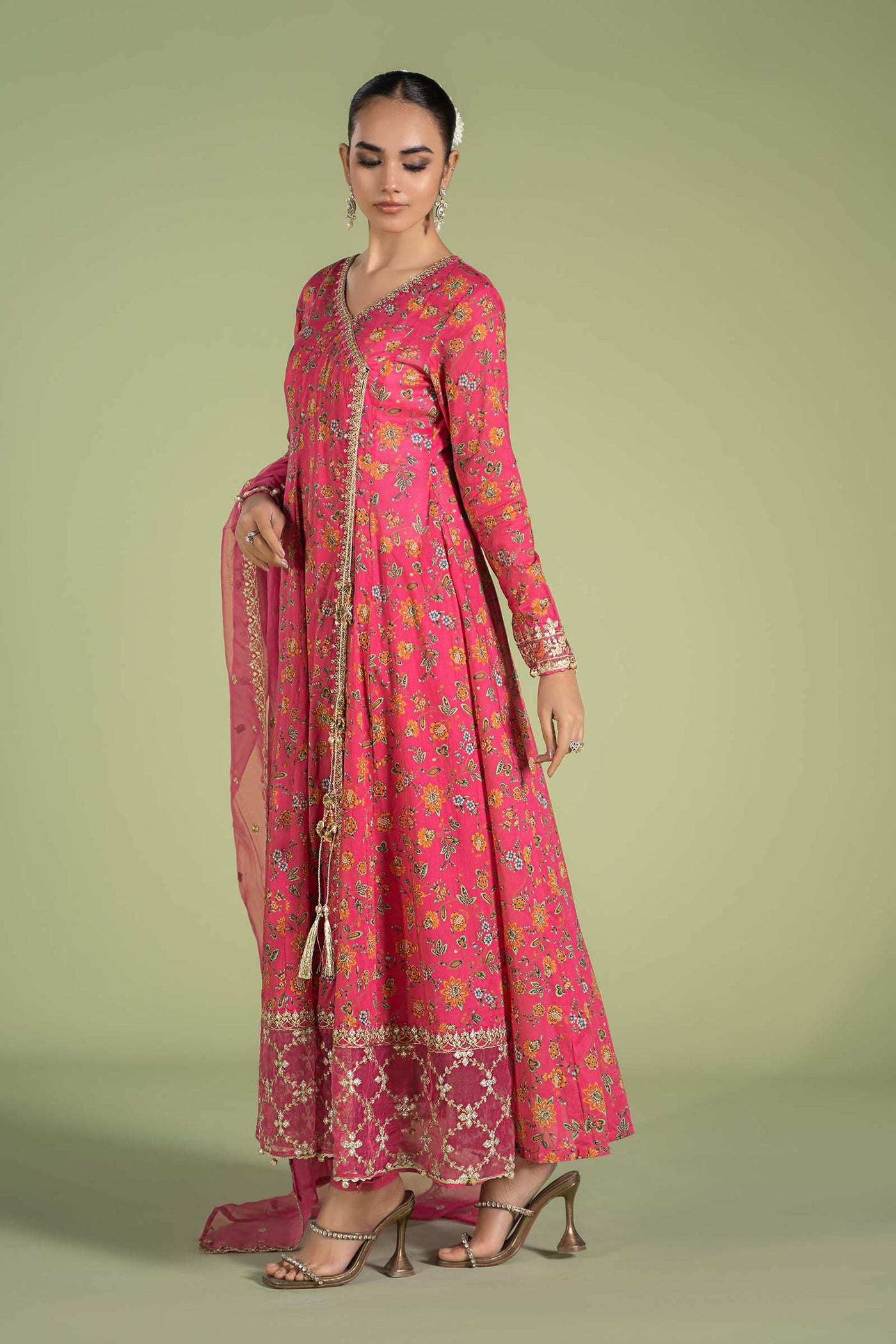 3 Piece Embroidered Lawn Suit | DW-EF24-47