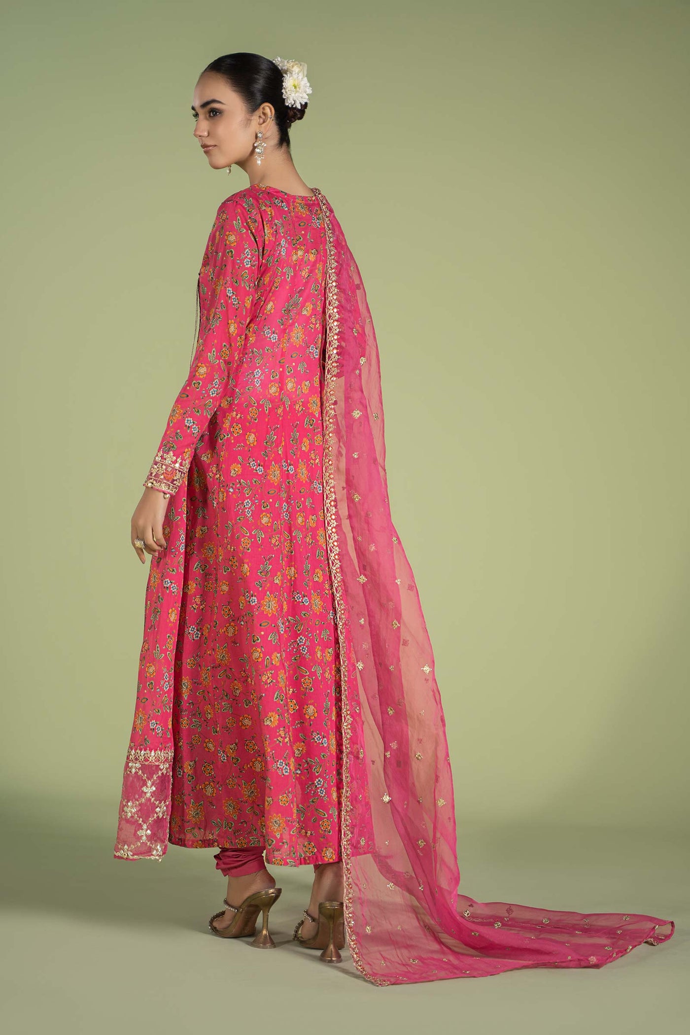 3 Piece Embroidered Lawn Suit | DW-EF24-47