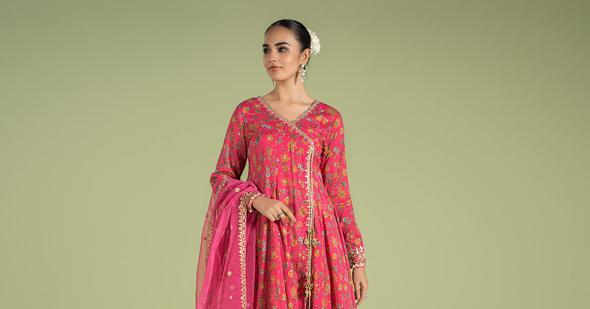 3 PIECE EMBROIDERED LAWN SUIT | DW-EF24-47