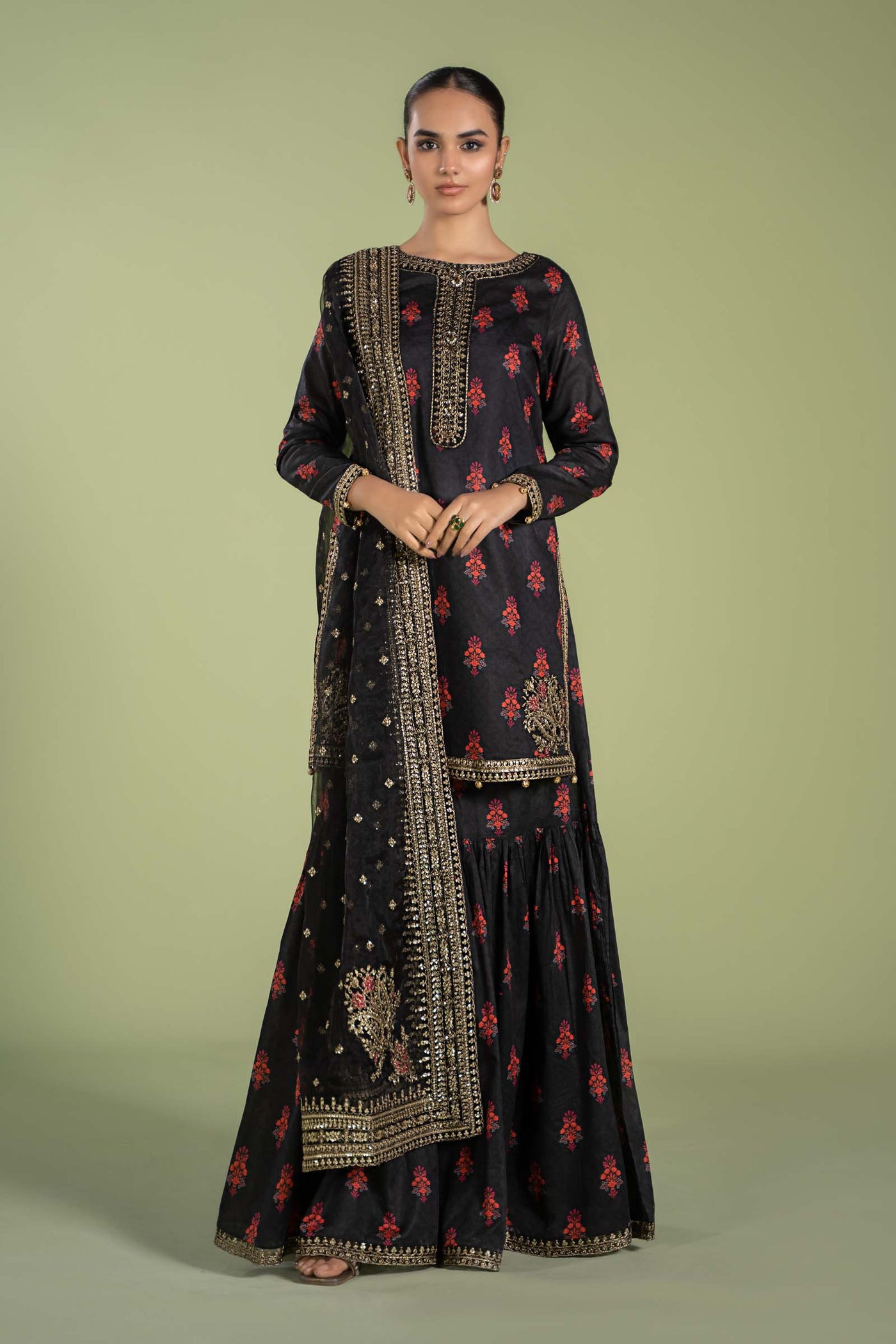 3 Piece Embroidered Lawn Suit