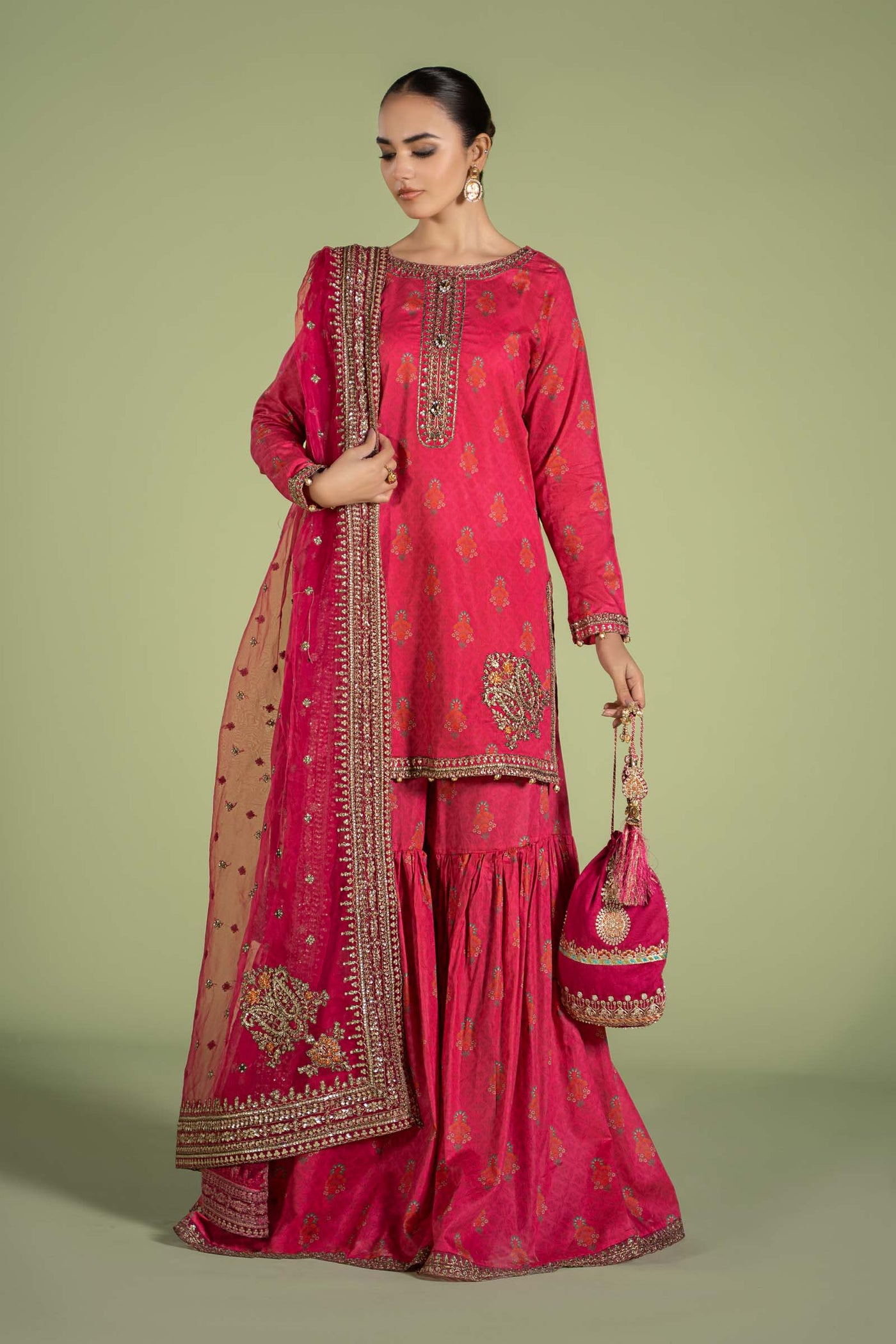 3 Piece Embroidered Lawn Suit