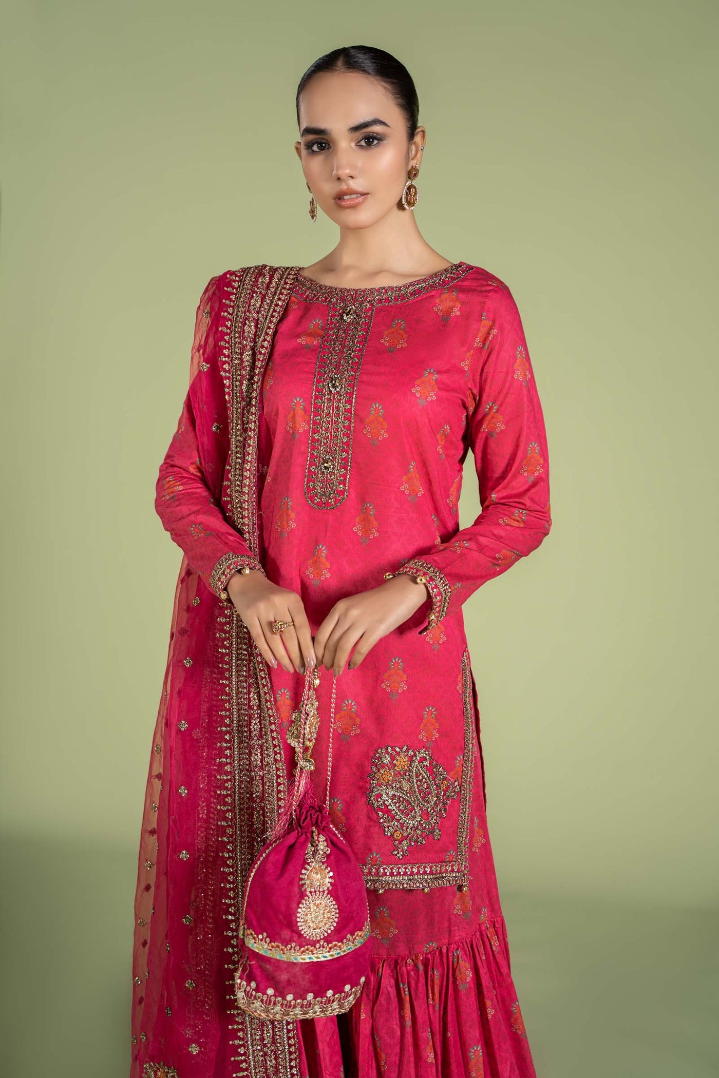 3 Piece Embroidered Lawn Suit