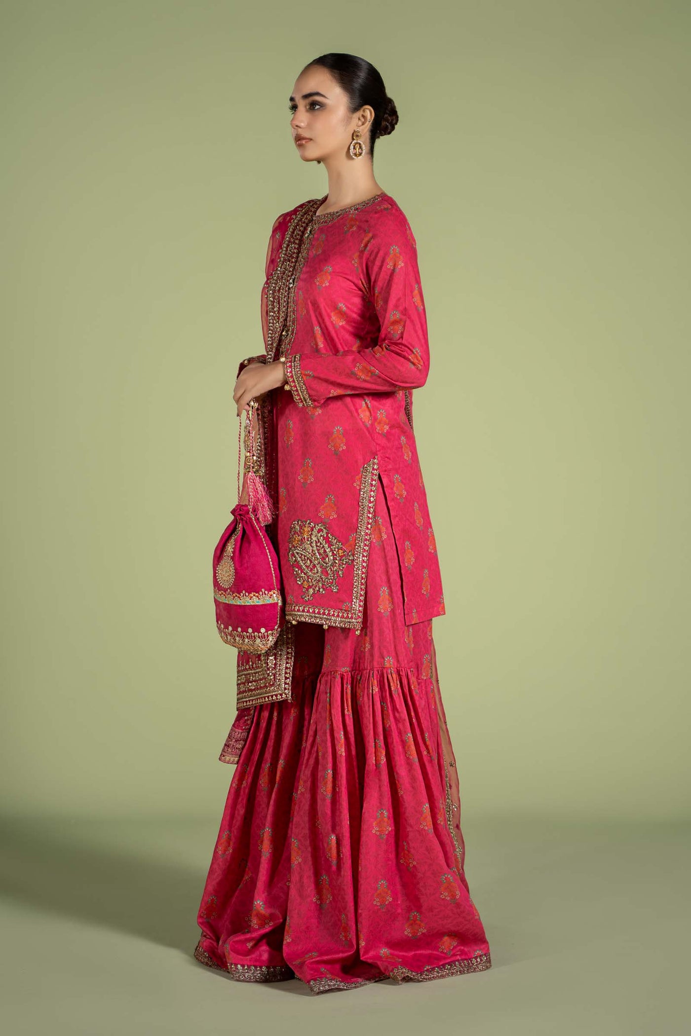 3 Piece Embroidered Lawn Suit