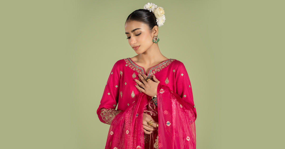 3 Piece Embroidered Lawn Suit