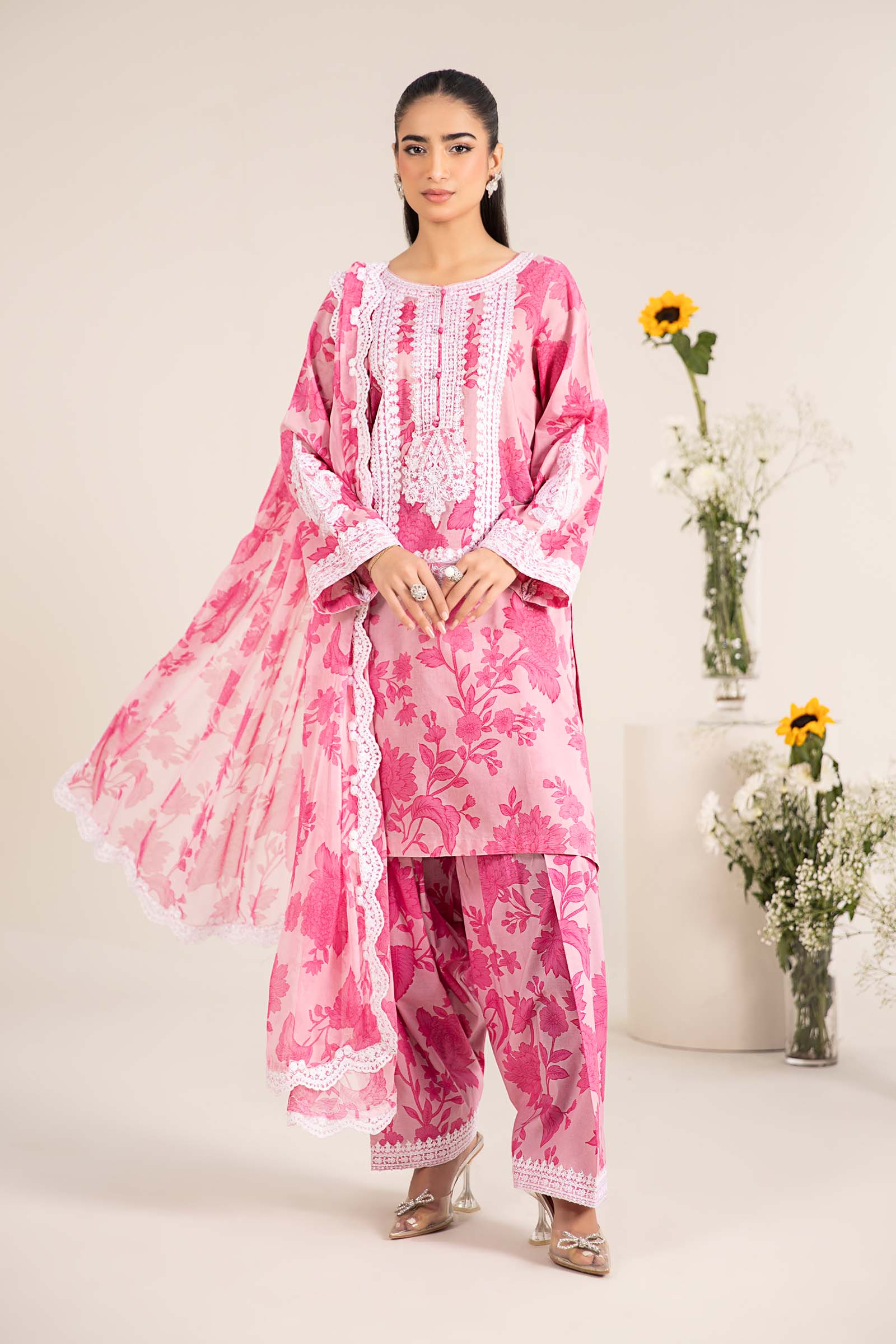 3 Piece Printed Lawn Suit