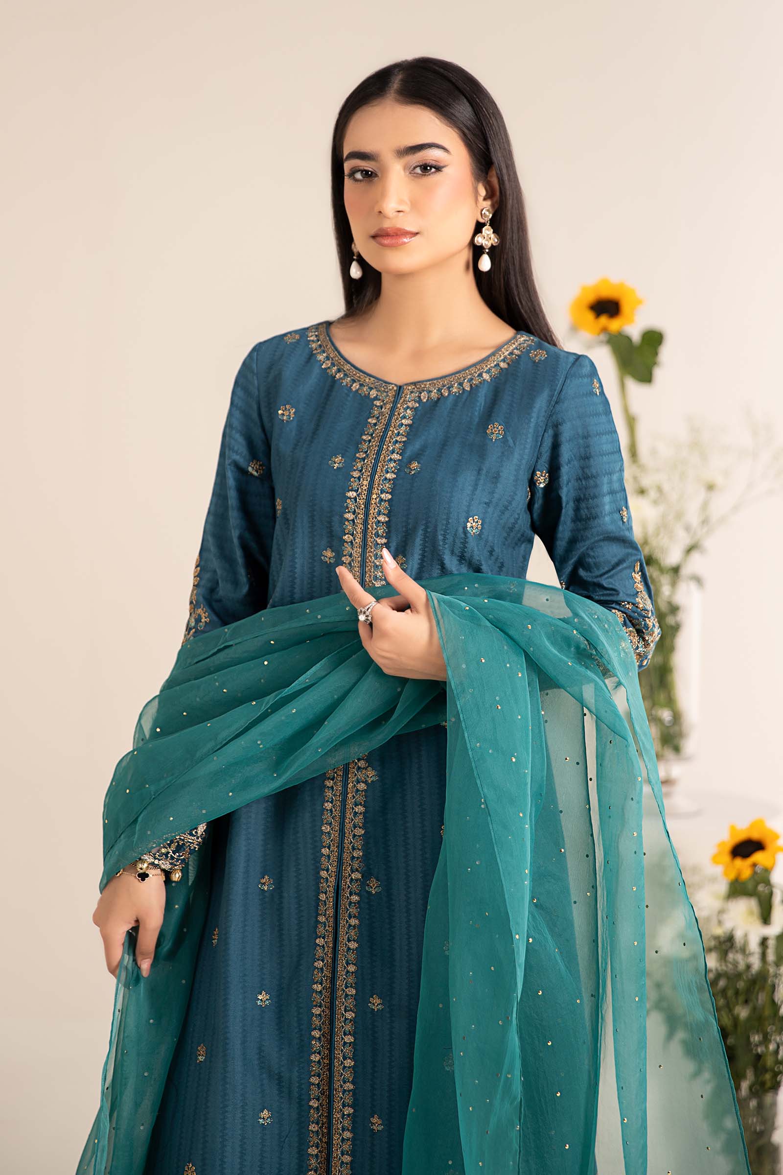 3 Piece Embroidered Lawn Suit