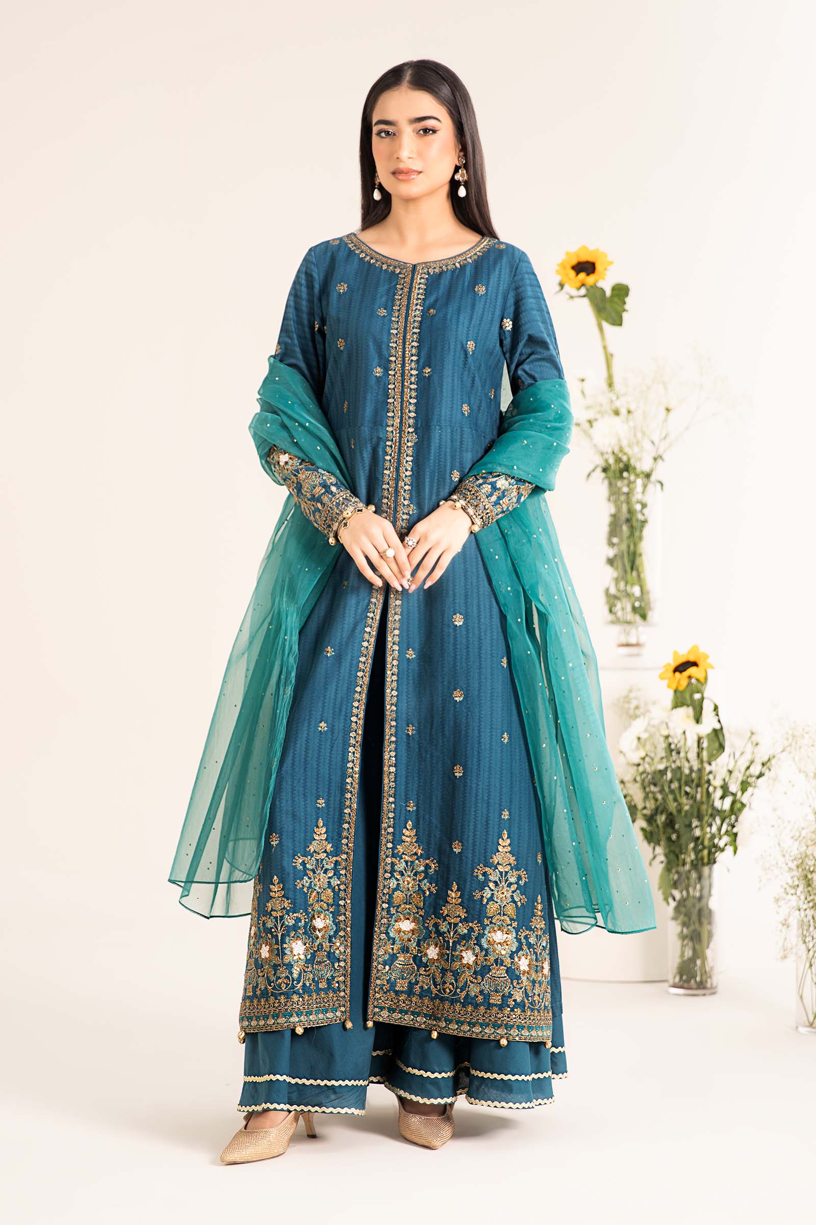 3 Piece Embroidered Lawn Suit