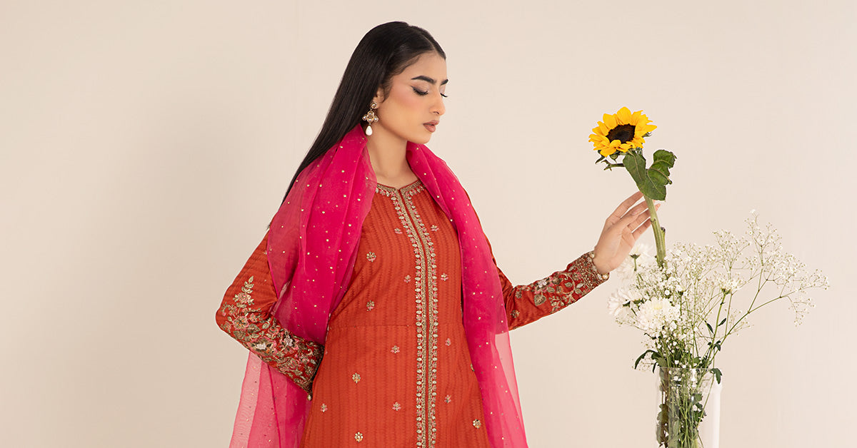3 Piece Embroidered Lawn Suit