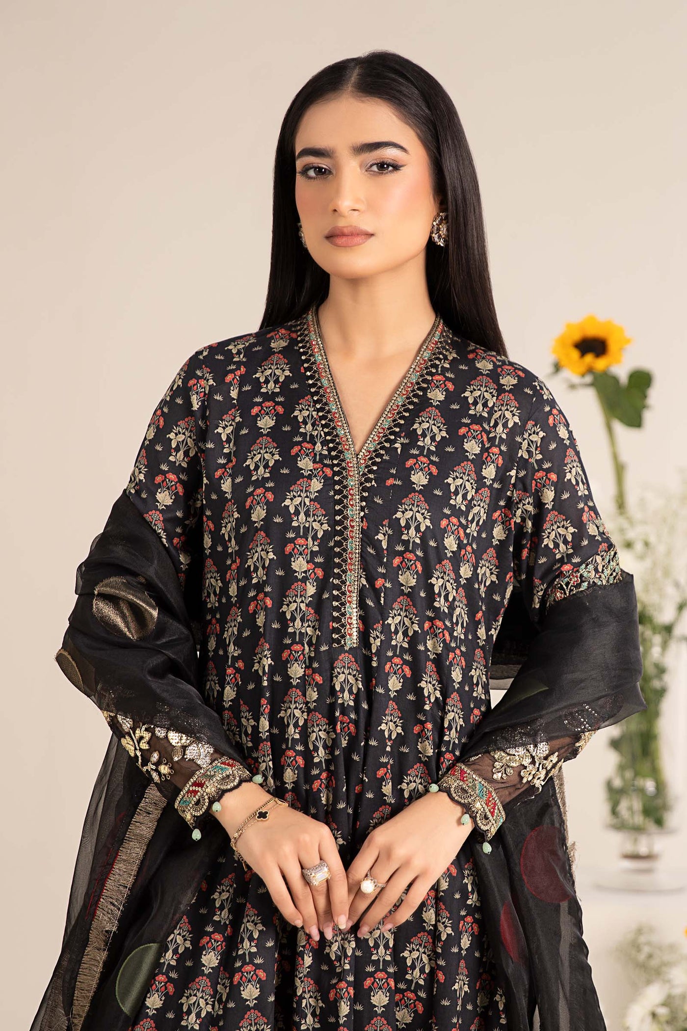 3 Piece Embroidered Lawn Suit