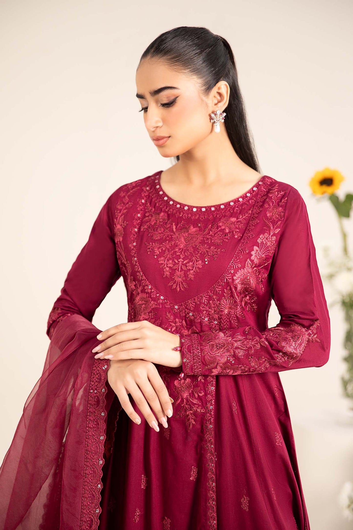 3 Piece Embroidered Lawn Suit