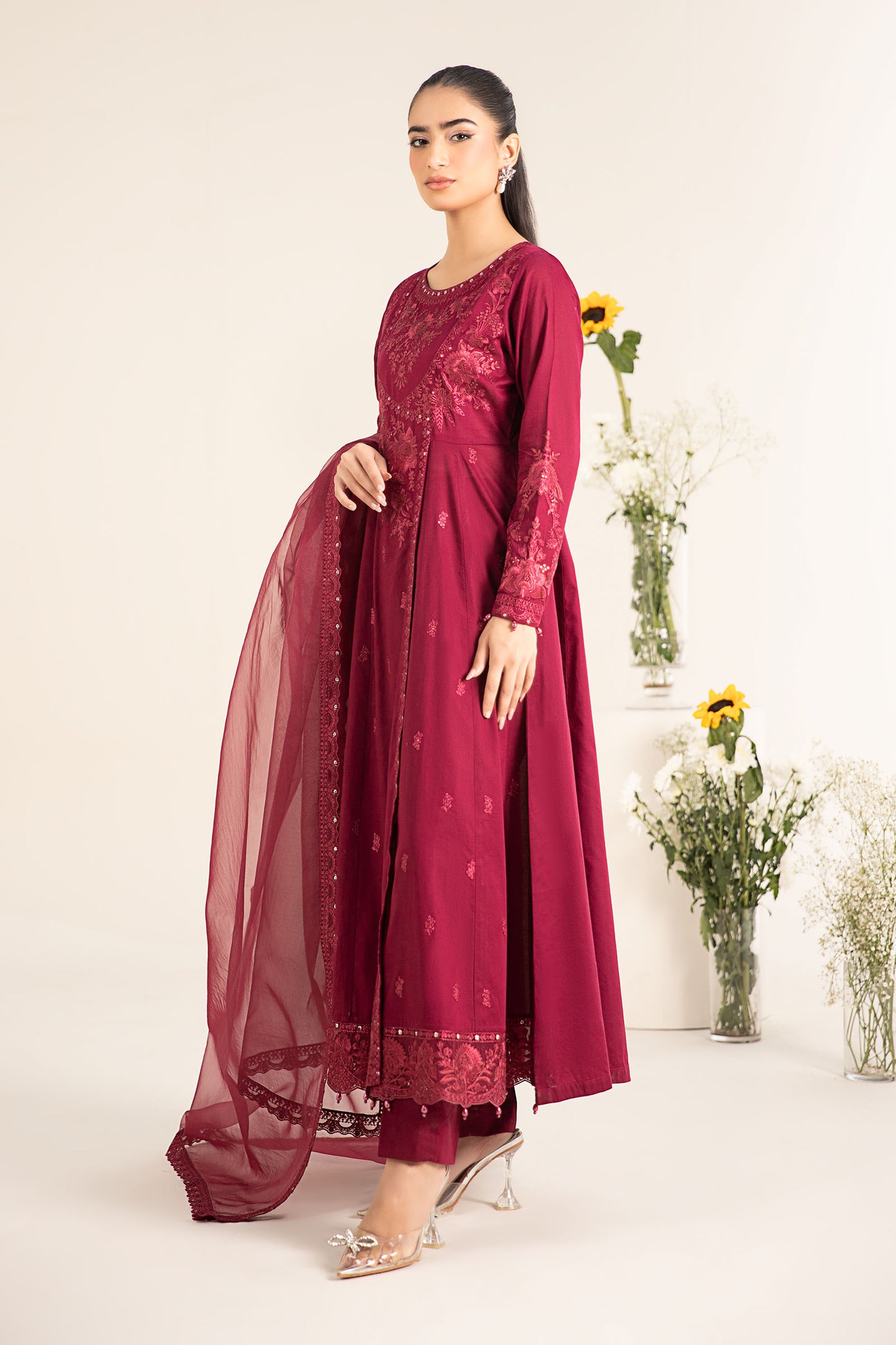 3 Piece Embroidered Lawn Suit