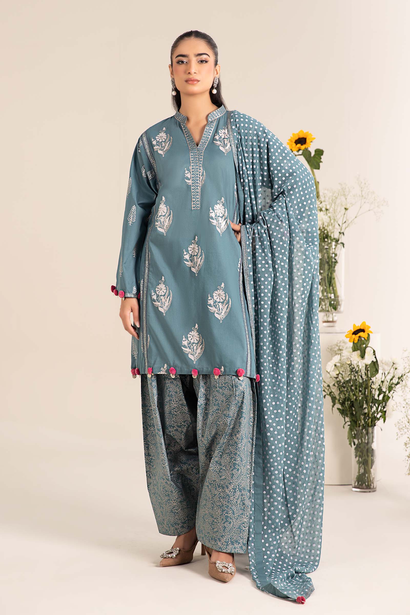 3 Piece Printed Lawn Suit