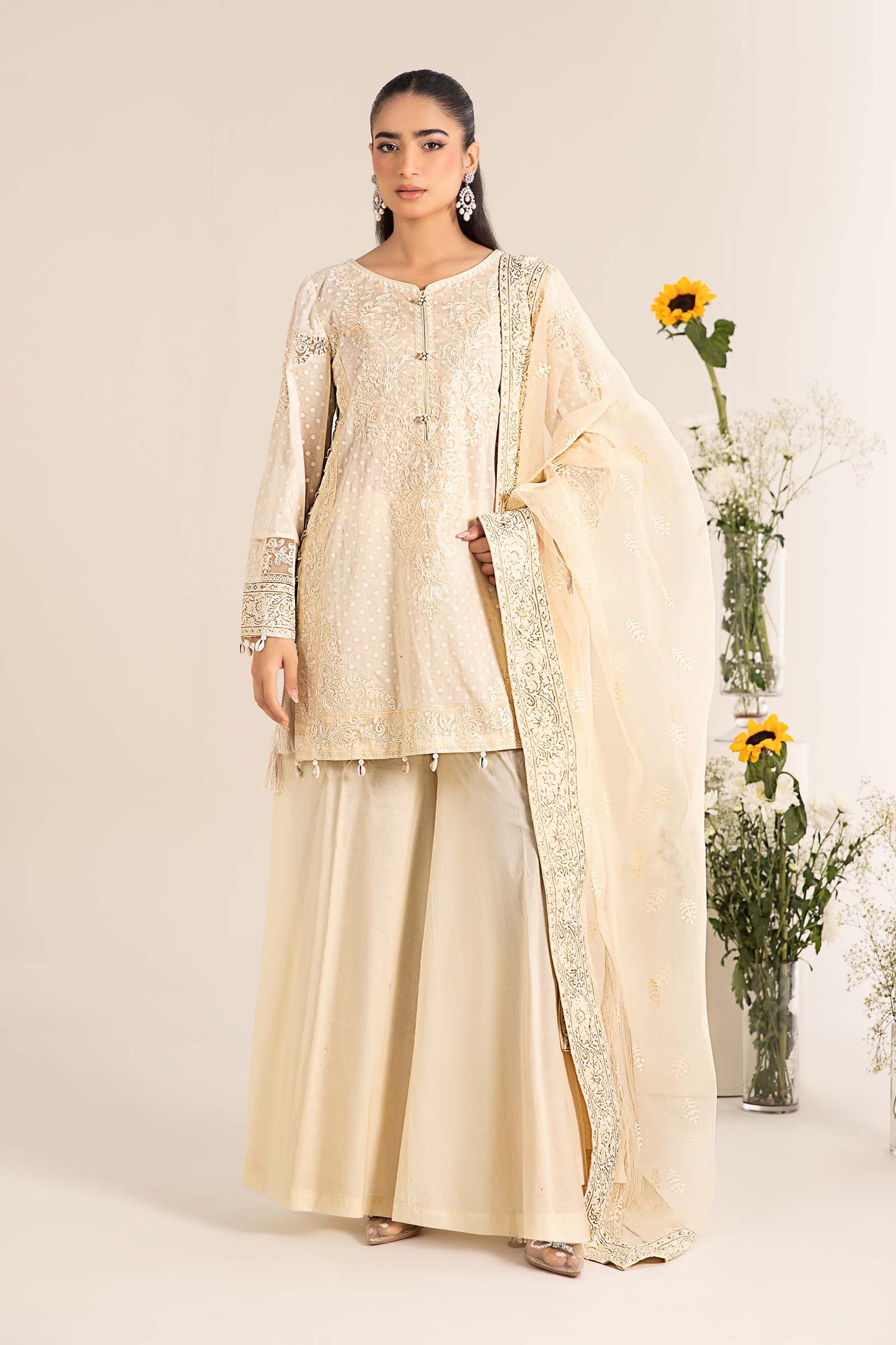3 Piece Embroidered Lawn Suit