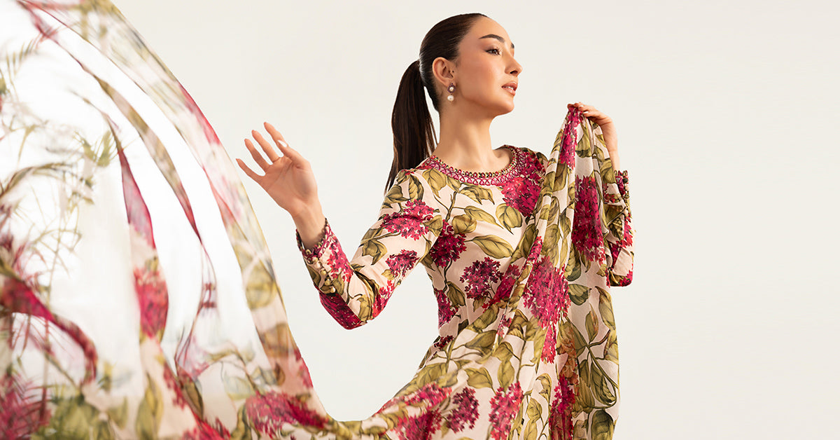 3 Piece Embroidered Lawn Suit