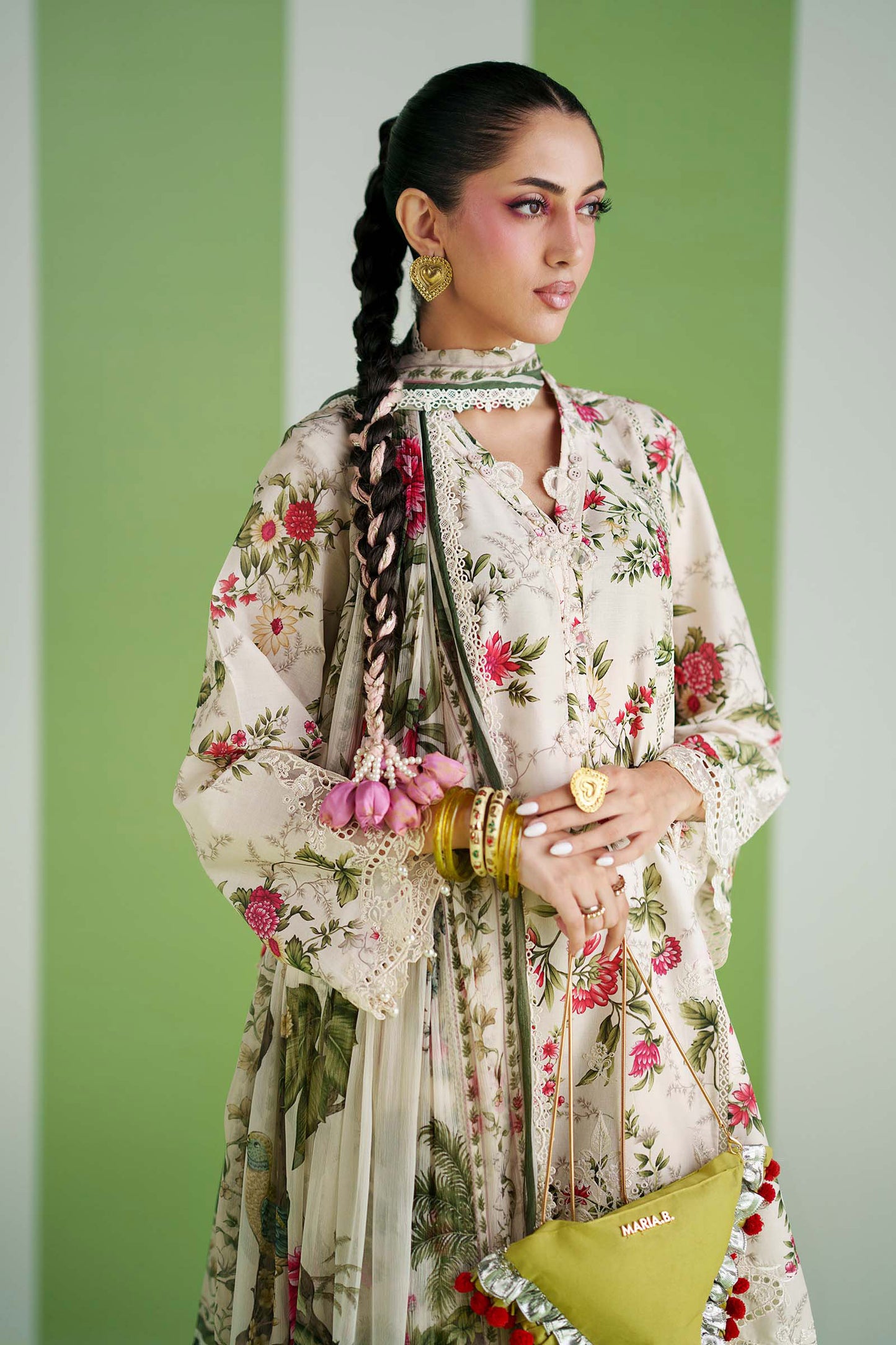 3 Piece Embroidered Lawn Suit